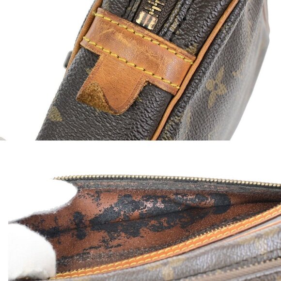 LOUIS VUITTON Marly Dragonne GM Clutch Hand Bag Monogram Brown M51825 61ED902 - Picture 10 of 16